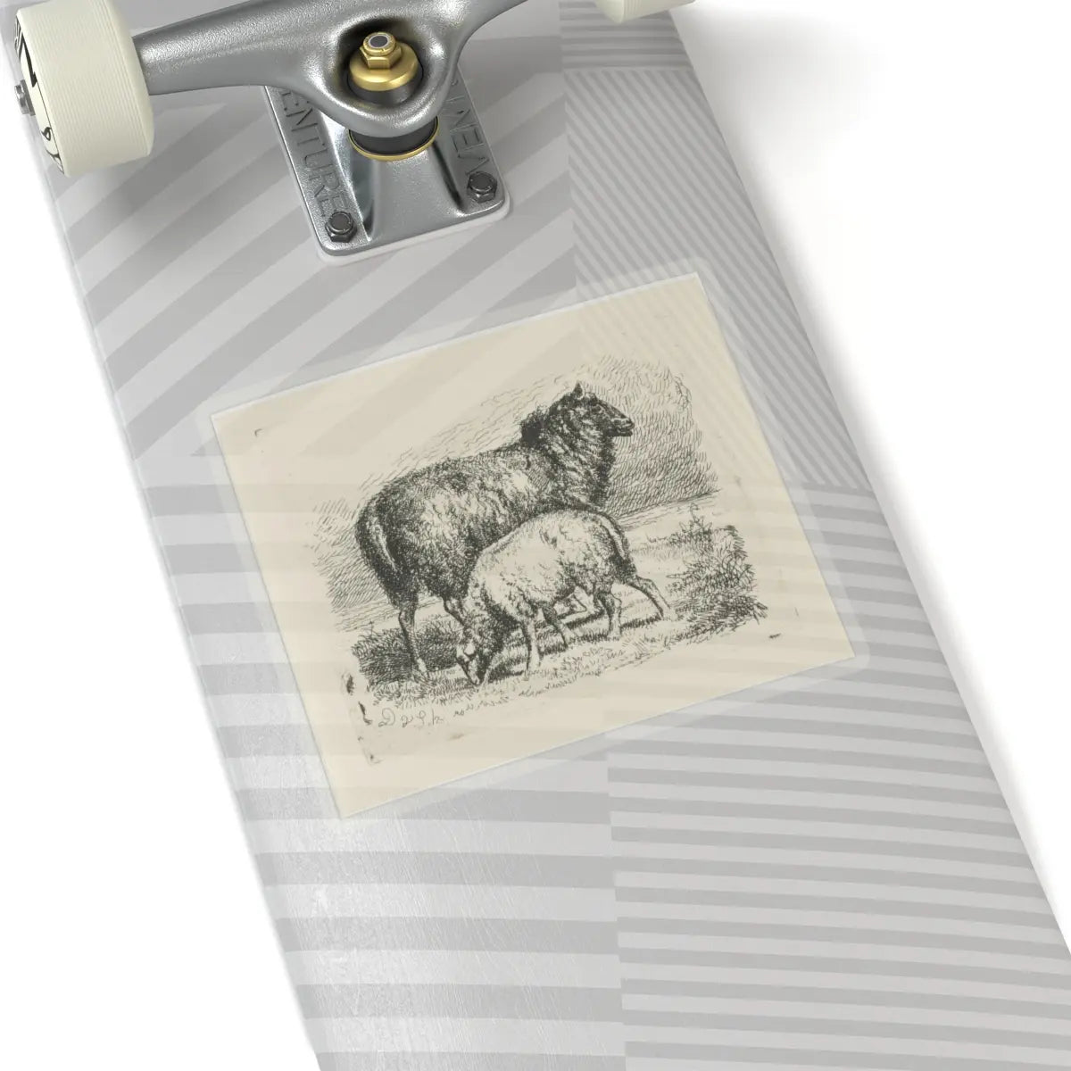 SKU:TSS-STICK-DRKVN-6X6-14DG4 Sizes:6" × 6" Types:Transparent