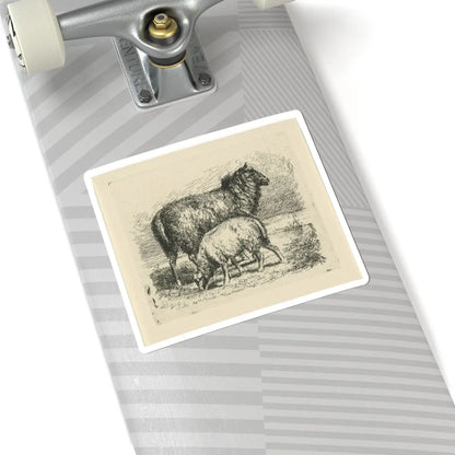SKU:TSS-STICK-DRKVN-6X6-97 Sizes:6" × 6" Types:White