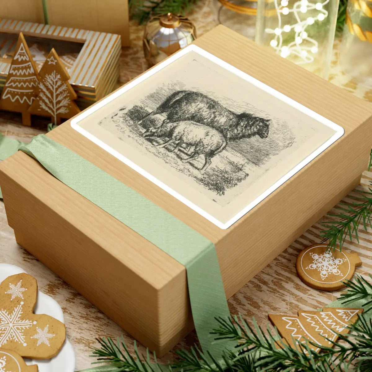SKU:TSS-STICK-DRKVN-6X6-97 Sizes:6" × 6" Types:White