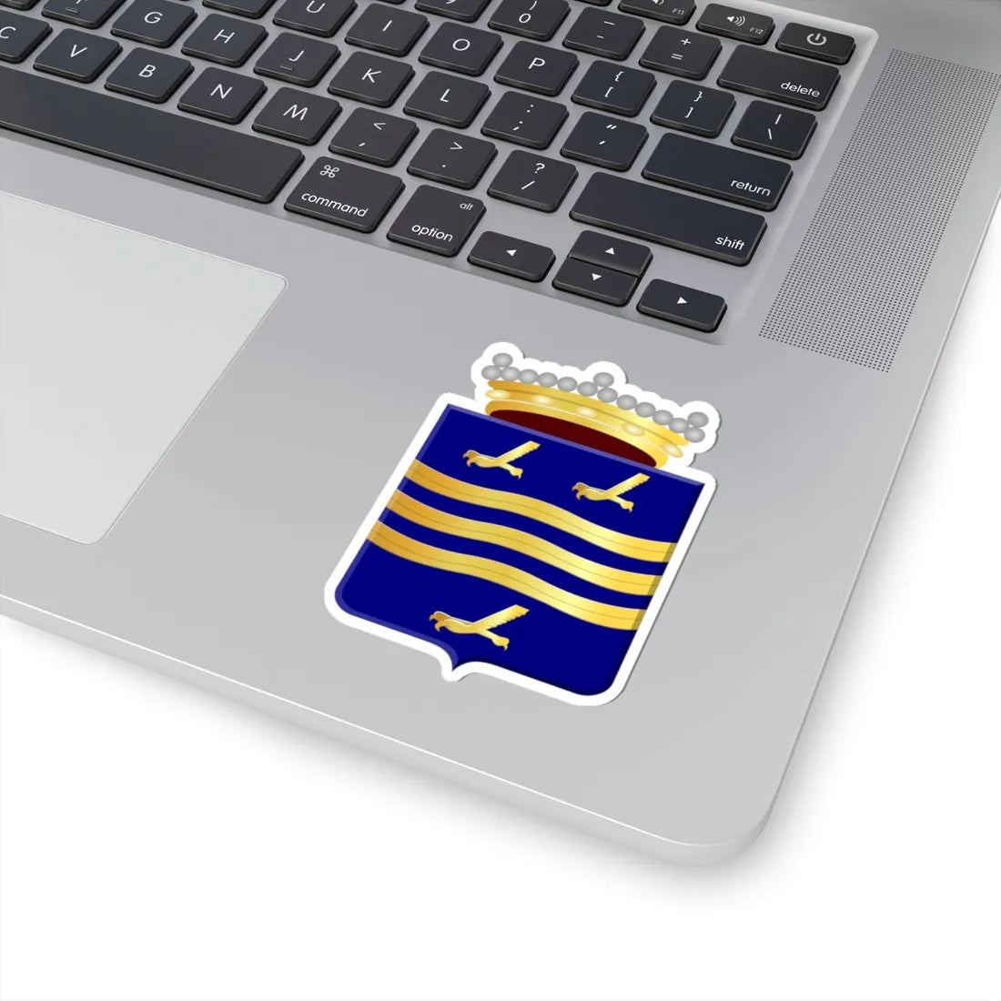 Dirksland wapen 1816 (Netherlands) (Coat of Arms) STICKER Vinyl Kiss-Cut Decal - The Sticker Space