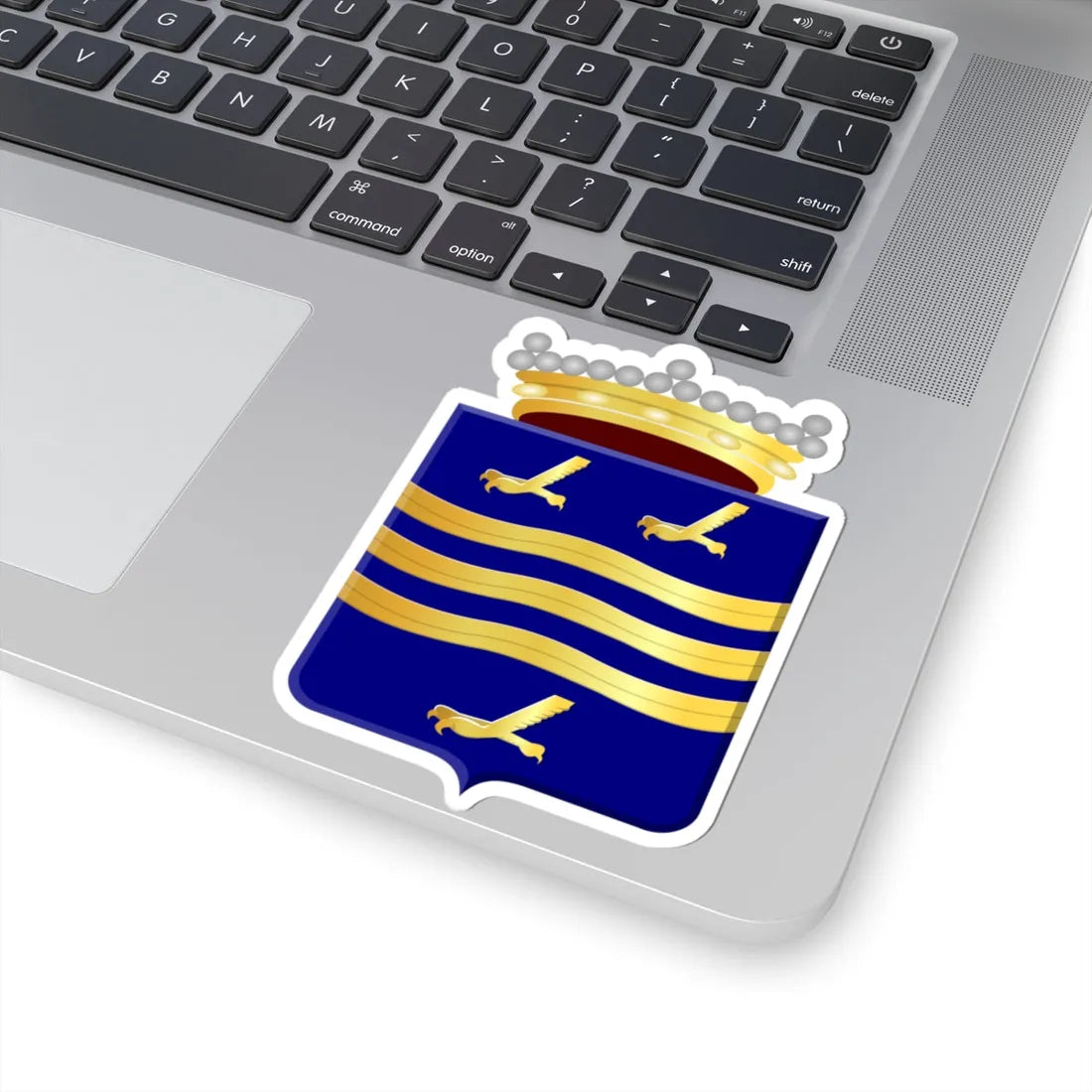 Dirksland wapen 1816 (Netherlands) (Coat of Arms) STICKER Vinyl Kiss-Cut Decal - The Sticker Space