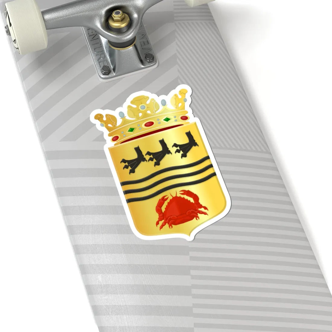 Dirksland wapen (Netherlands) (Coat of Arms) STICKER Vinyl Kiss-Cut Decal - The Sticker Space