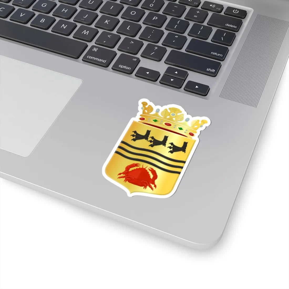 Dirksland wapen (Netherlands) (Coat of Arms) STICKER Vinyl Kiss-Cut Decal - The Sticker Space