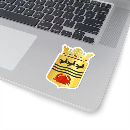 Dirksland wapen (Netherlands) (Coat of Arms) STICKER Vinyl Kiss-Cut Decal - The Sticker Space