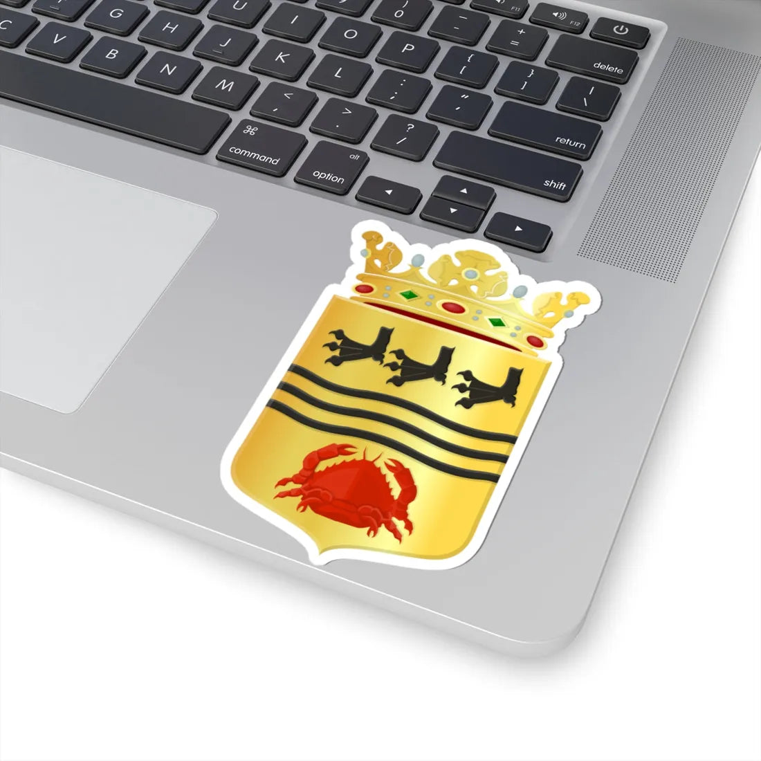 Dirksland wapen (Netherlands) (Coat of Arms) STICKER Vinyl Kiss-Cut Decal - The Sticker Space