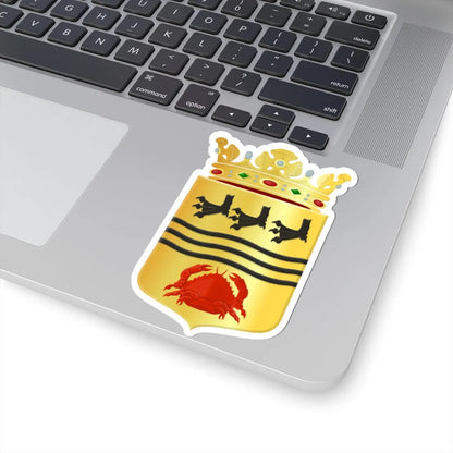 Dirksland wapen (Netherlands) (Coat of Arms) STICKER Vinyl Kiss-Cut Decal - The Sticker Space