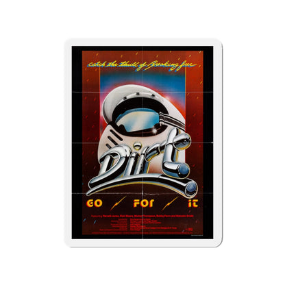 DIRT 1979 Movie Poster - Die-Cut Magnet-2" x 2"-The Sticker Space