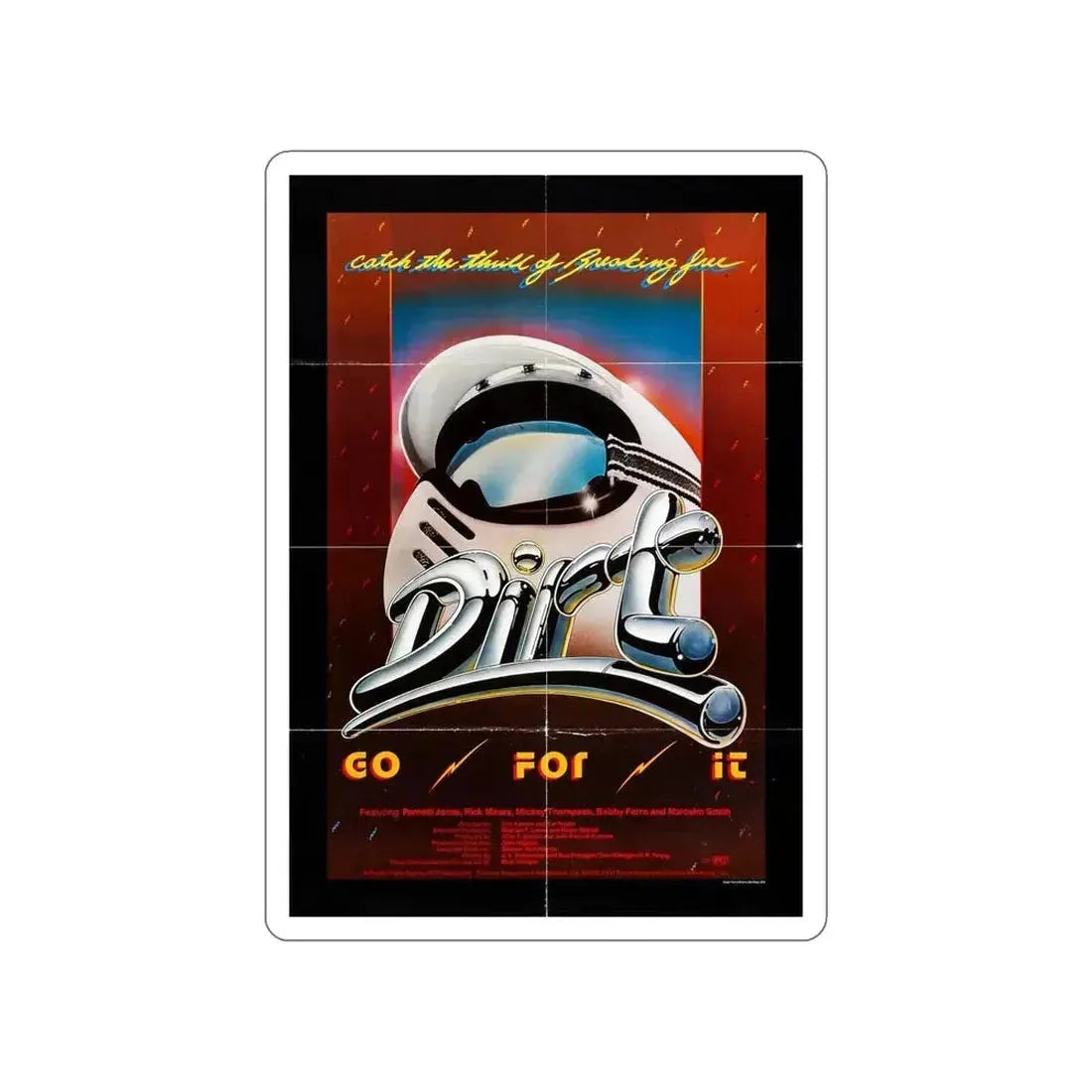 DIRT 1979 Movie Poster STICKER Vinyl Die-Cut Decal 5 Inch - The Sticker Space