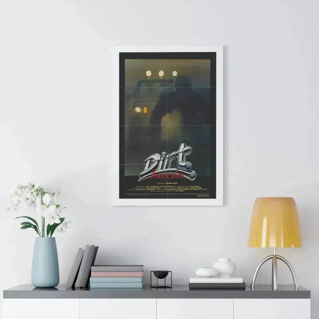 DIRT BREAK FREE 1979 - Framed Movie Poster - The Sticker Space