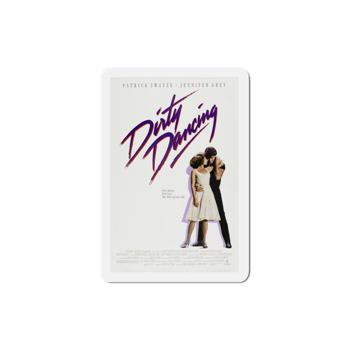 Dirty Dancing 1987 Movie Poster Die-Cut Magnet-The Sticker Space