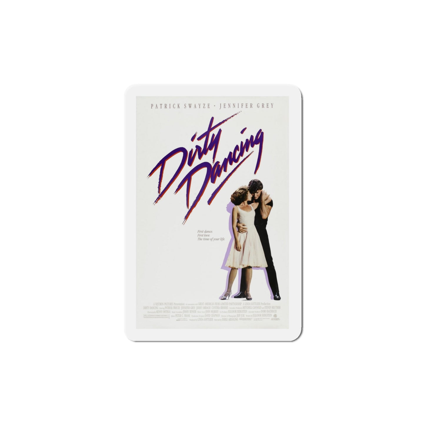 Dirty Dancing 1987 Movie Poster Die-Cut Magnet-The Sticker Space