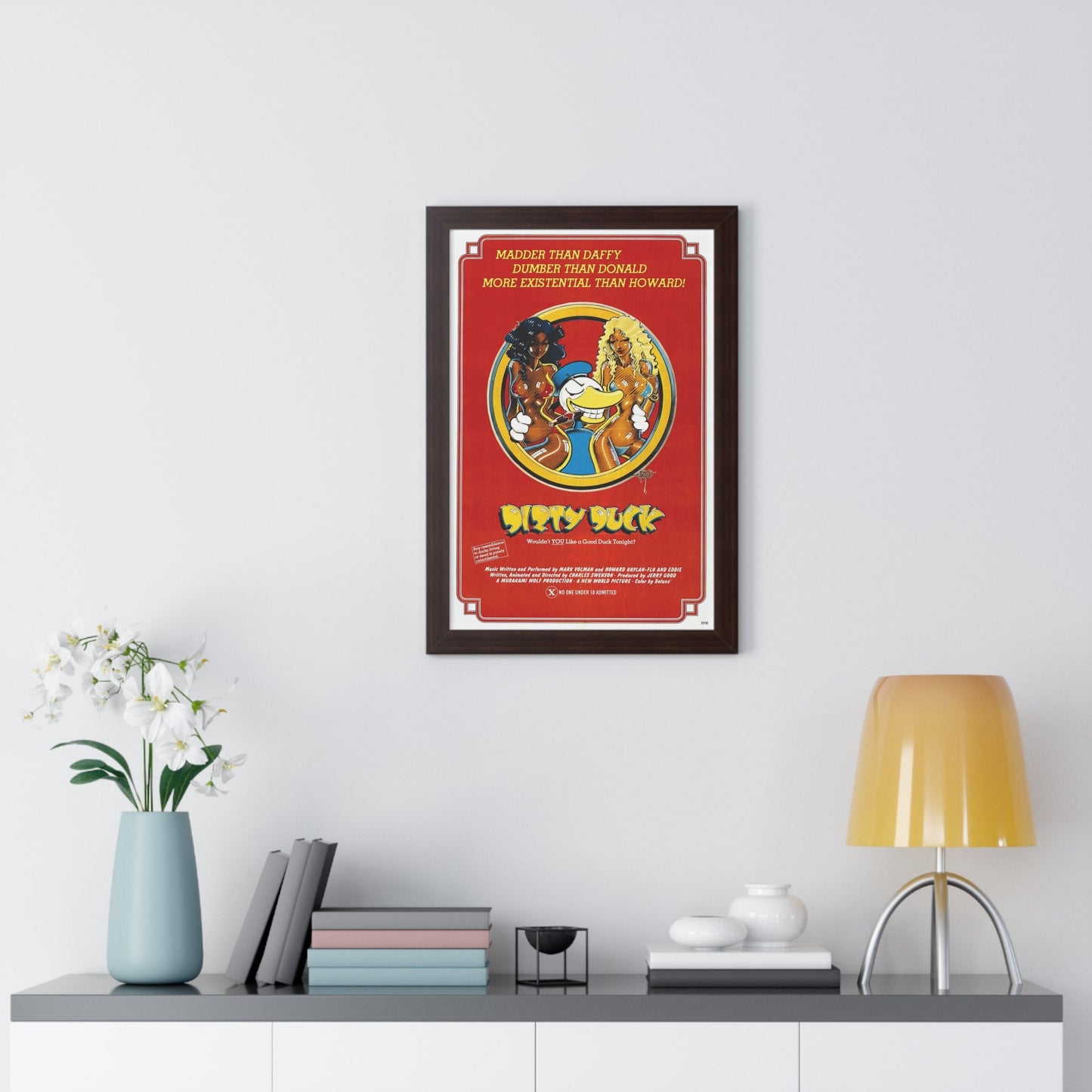 DIRTY DUCK 1974 - Framed Movie Poster-The Sticker Space