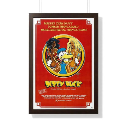 DIRTY DUCK 1974 - Framed Movie Poster - The Sticker Space