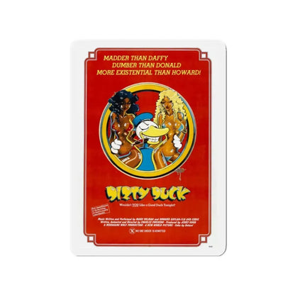 DIRTY DUCK 1974 Movie Poster - Refrigerator Magnet 2 Inch - The Sticker Space