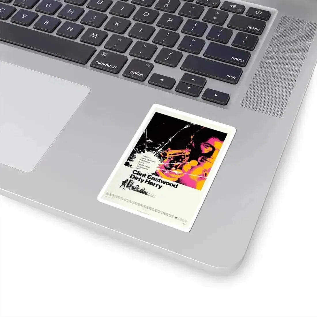 Dirty Harry 1971 Movie Poster - STICKER Vinyl Kiss-Cut Decal - The Sticker Space