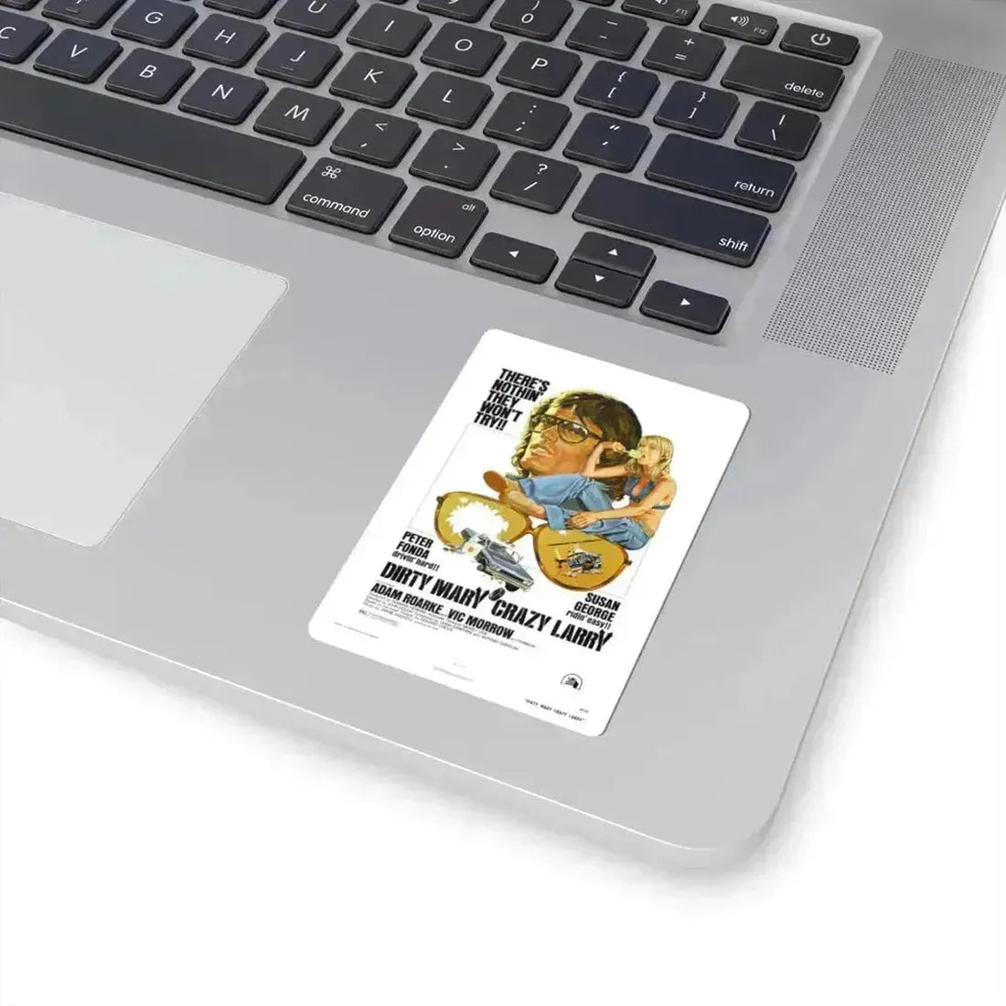 Dirty Mary Crazy Larry 1974 Movie Poster - STICKER Vinyl Kiss-Cut Decal - The Sticker Space