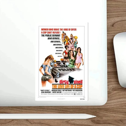 Dirty O'Neil 1974 Movie Poster STICKER Vinyl Die-Cut Decal - The Sticker Space