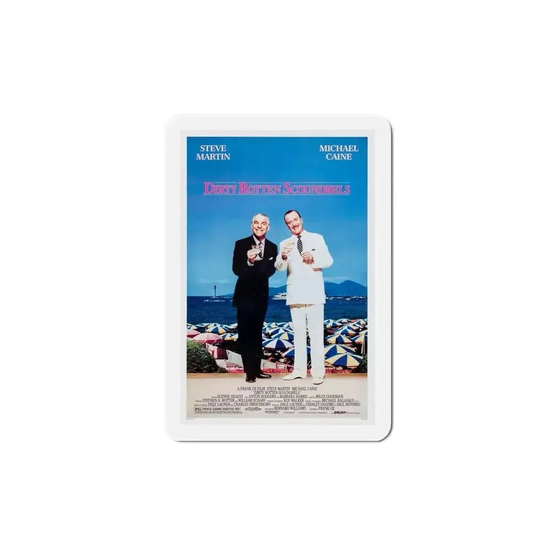 Dirty Rotten Scoundrels 1988 Movie Poster Refrigerator Magnet - The Sticker Space