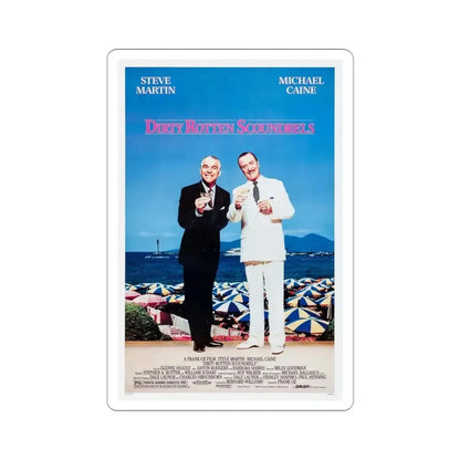Dirty Rotten Scoundrels 1988 Movie Poster STICKER Vinyl Die-Cut Decal - The Sticker Space