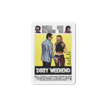 Dirty Weekend 1973 Movie Poster Die-Cut Magnet-5 Inch-The Sticker Space