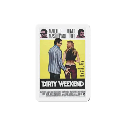 Dirty Weekend 1973 Movie Poster Refrigerator Magnet - The Sticker Space