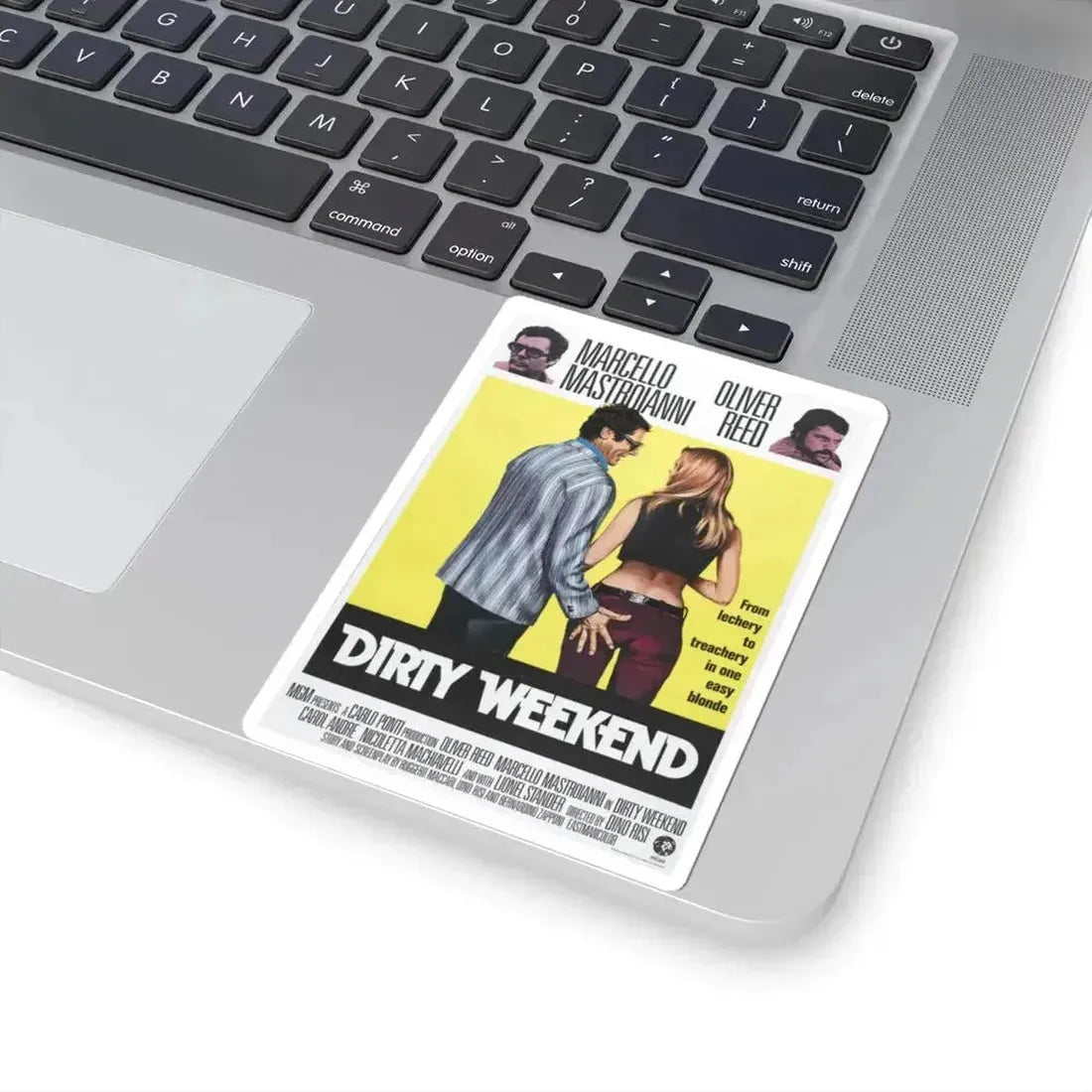 Dirty Weekend 1973 Movie Poster - STICKER Vinyl Kiss-Cut Decal - The Sticker Space