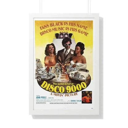 DISCO 9000 1977 - Framed Movie Poster 20" x 30" White - The Sticker Space