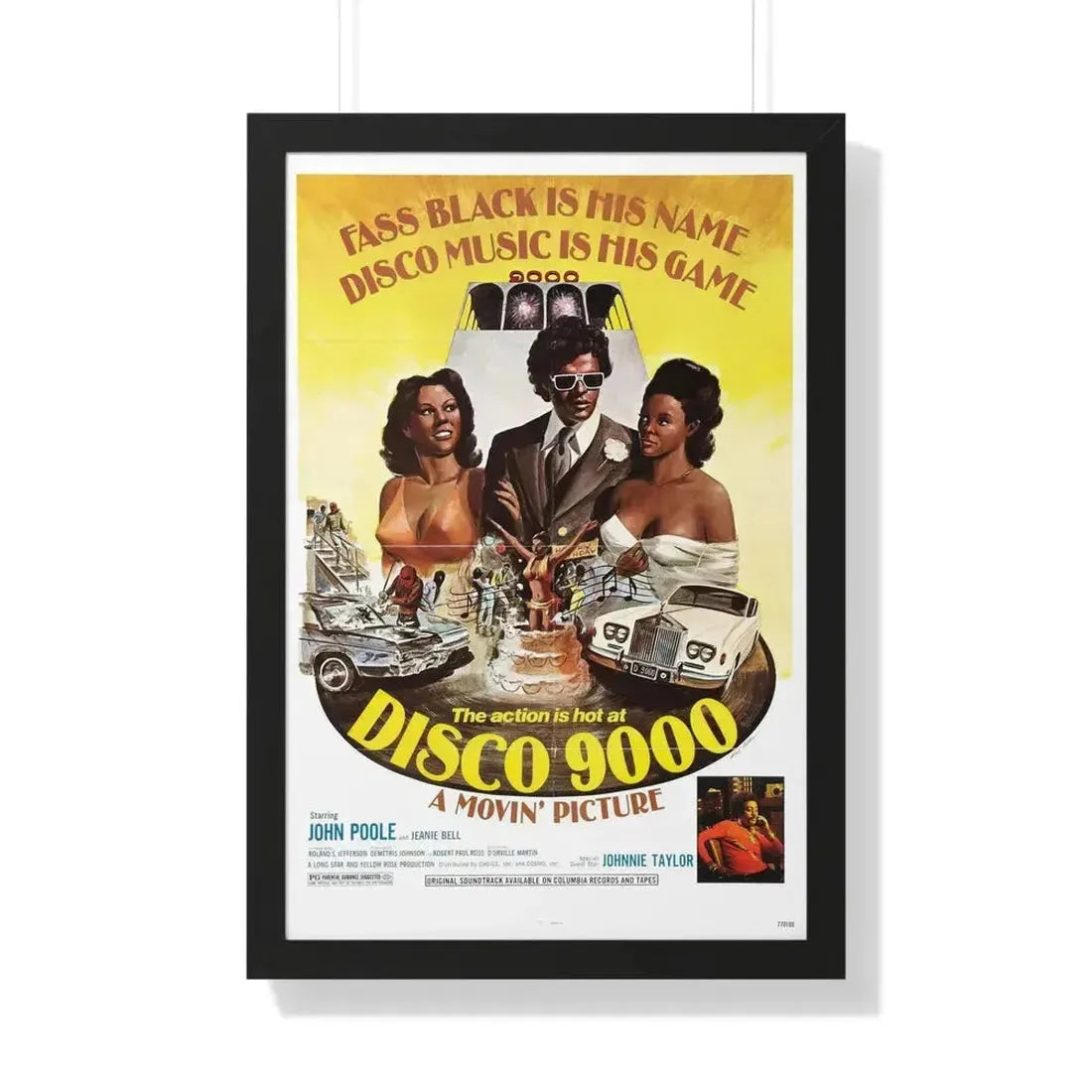 DISCO 9000 1977 - Framed Movie Poster - The Sticker Space