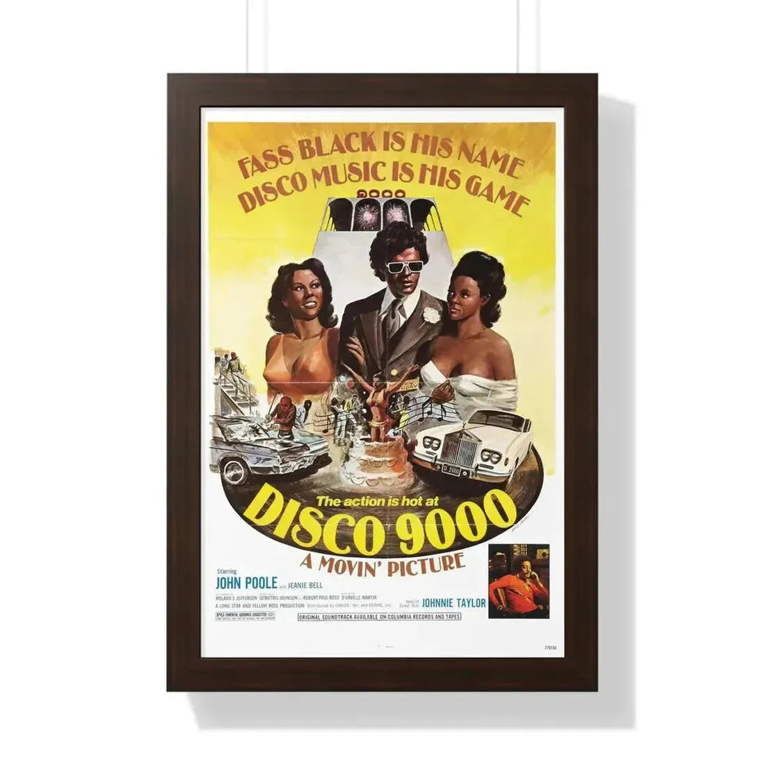 DISCO 9000 1977 - Framed Movie Poster - The Sticker Space