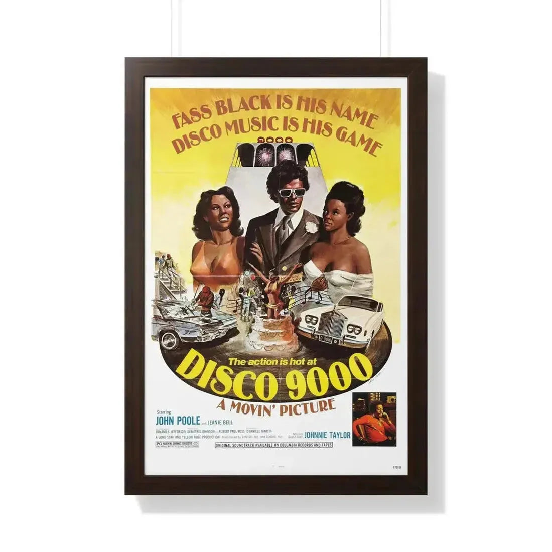 DISCO 9000 1977 - Framed Movie Poster - The Sticker Space