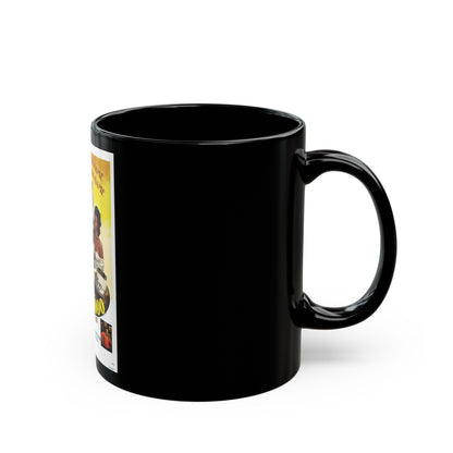 DISCO 9000 1977 Movie Poster - Black Coffee Mug-The Sticker Space