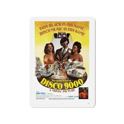 DISCO 9000 1977 Movie Poster - Refrigerator Magnet 2 Inch - The Sticker Space