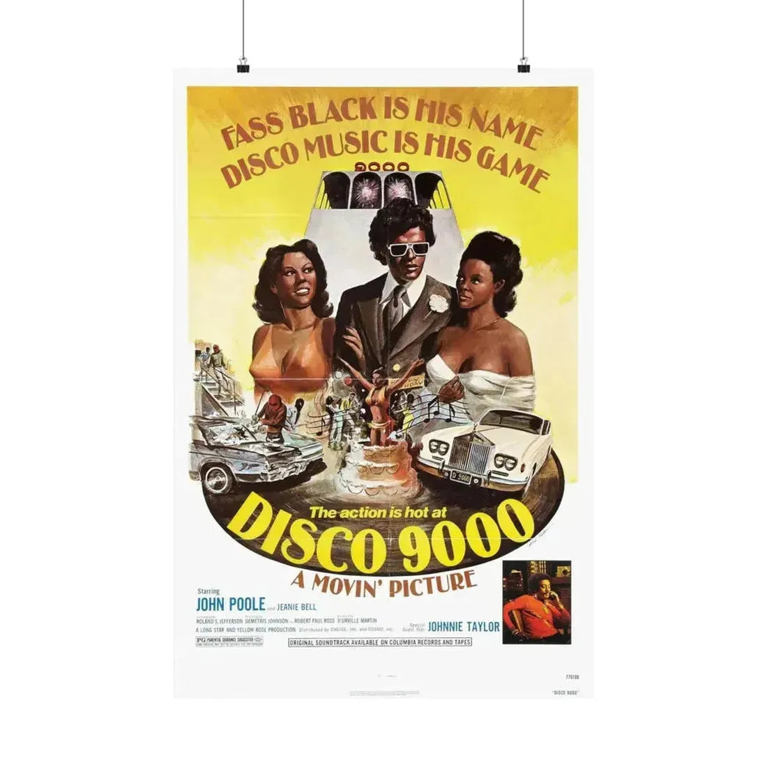 DISCO 9000 1977 - Paper Movie Poster 24″ x 36″ Matte - The Sticker Space