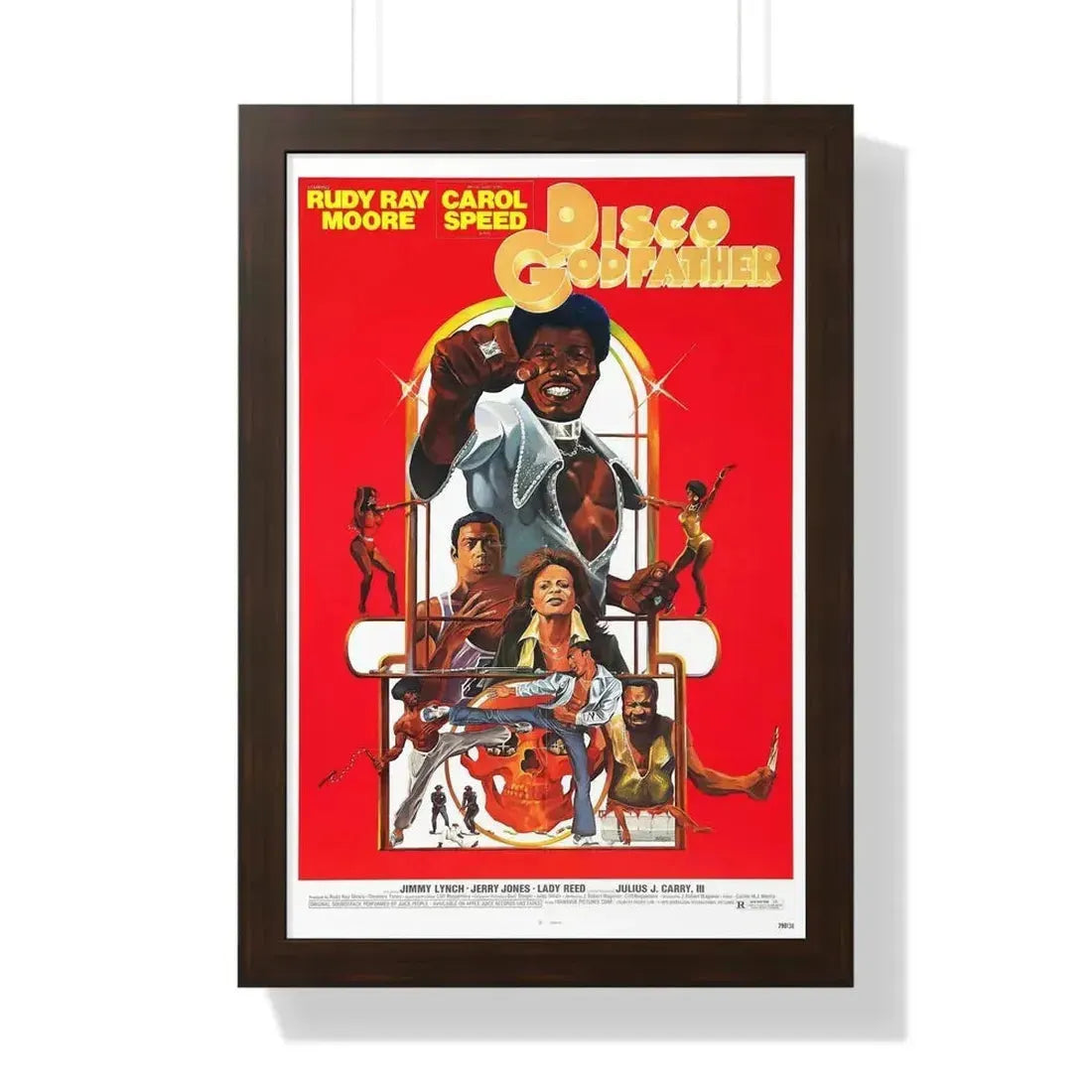 DISCO GODFATHER 1979 - Framed Movie Poster - The Sticker Space
