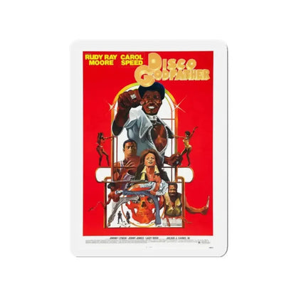 DISCO GODFATHER 1979 Movie Poster - Refrigerator Magnet - The Sticker Space