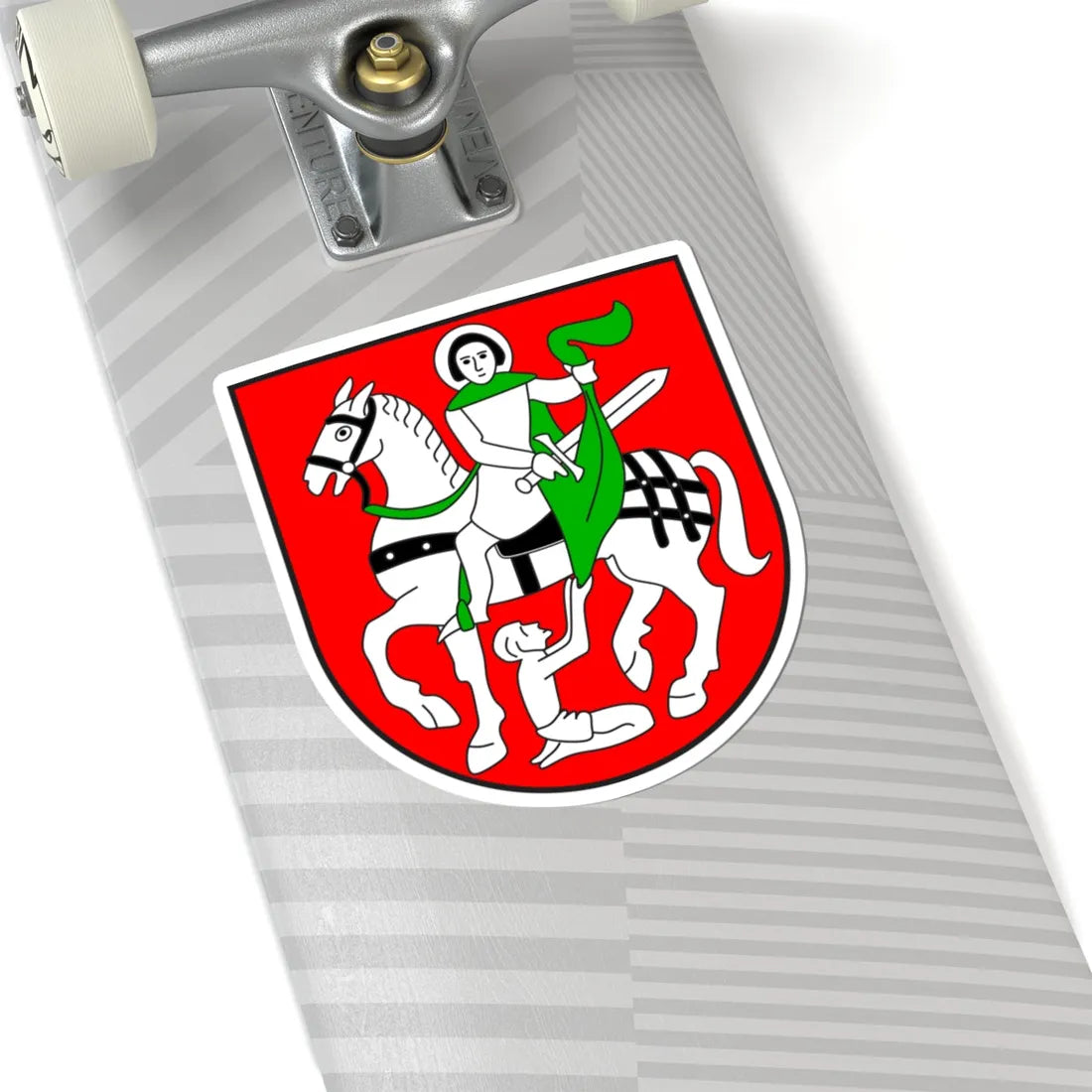 Disentis Kreis wappen (Switzerland) (Coat of Arms) STICKER Vinyl Kiss-Cut Decal - The Sticker Space