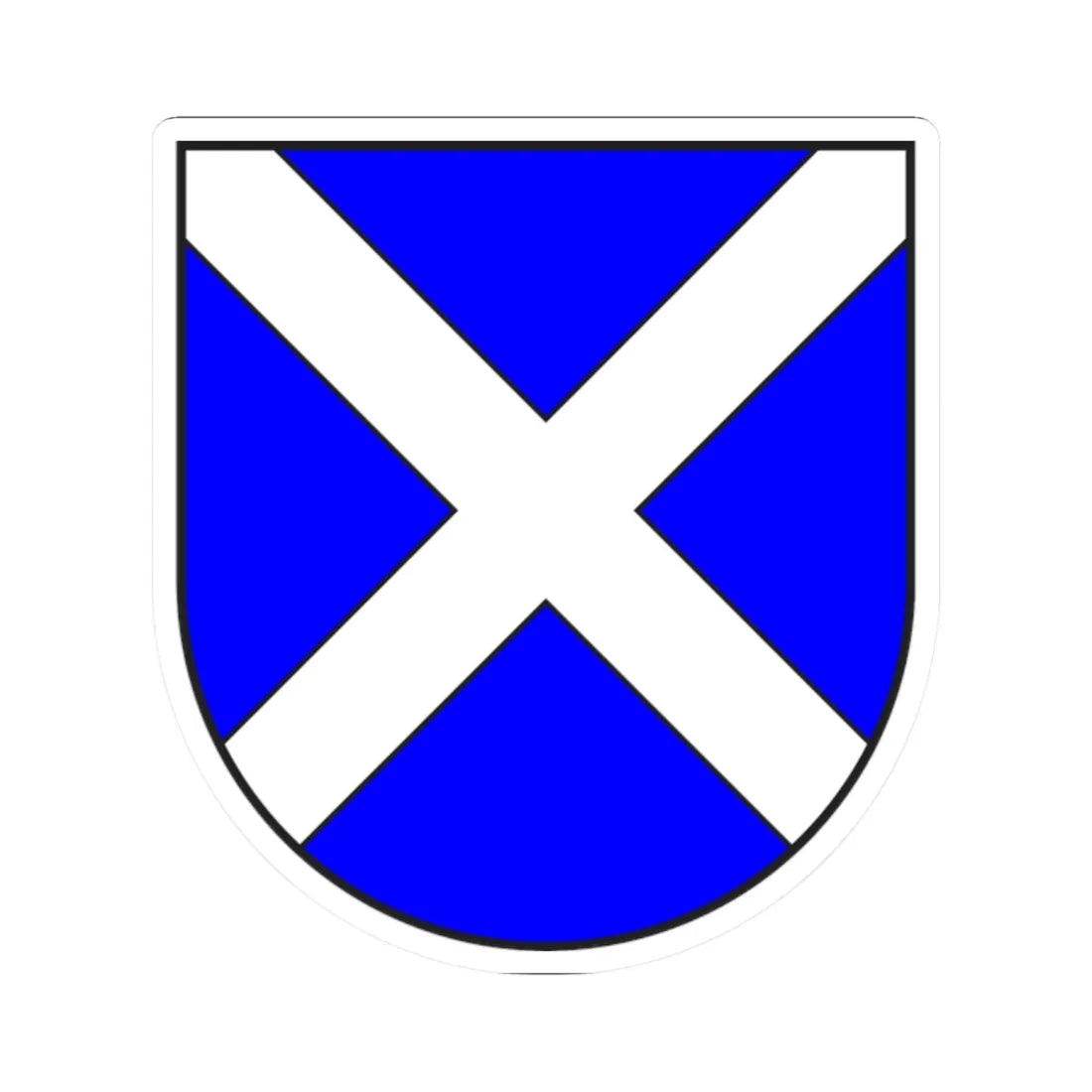 Disentis Muster wappen (Switzerland) (Coat of Arms) STICKER Vinyl Kiss-Cut Decal - The Sticker Space