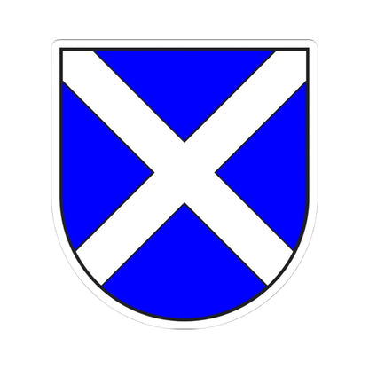 Disentis Muster wappen (Switzerland) (Coat of Arms) STICKER Vinyl Kiss-Cut Decal - The Sticker Space