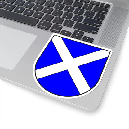 Disentis Muster wappen (Switzerland) (Coat of Arms) STICKER Vinyl Kiss-Cut Decal - The Sticker Space