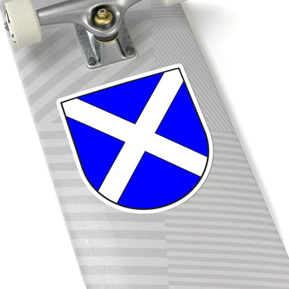 Disentis Muster wappen (Switzerland) (Coat of Arms) STICKER Vinyl Kiss-Cut Decal - The Sticker Space