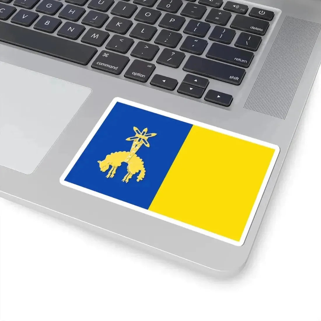 Dison vlag (Belgium) STICKER Vinyl Kiss-Cut Decal - The Sticker Space