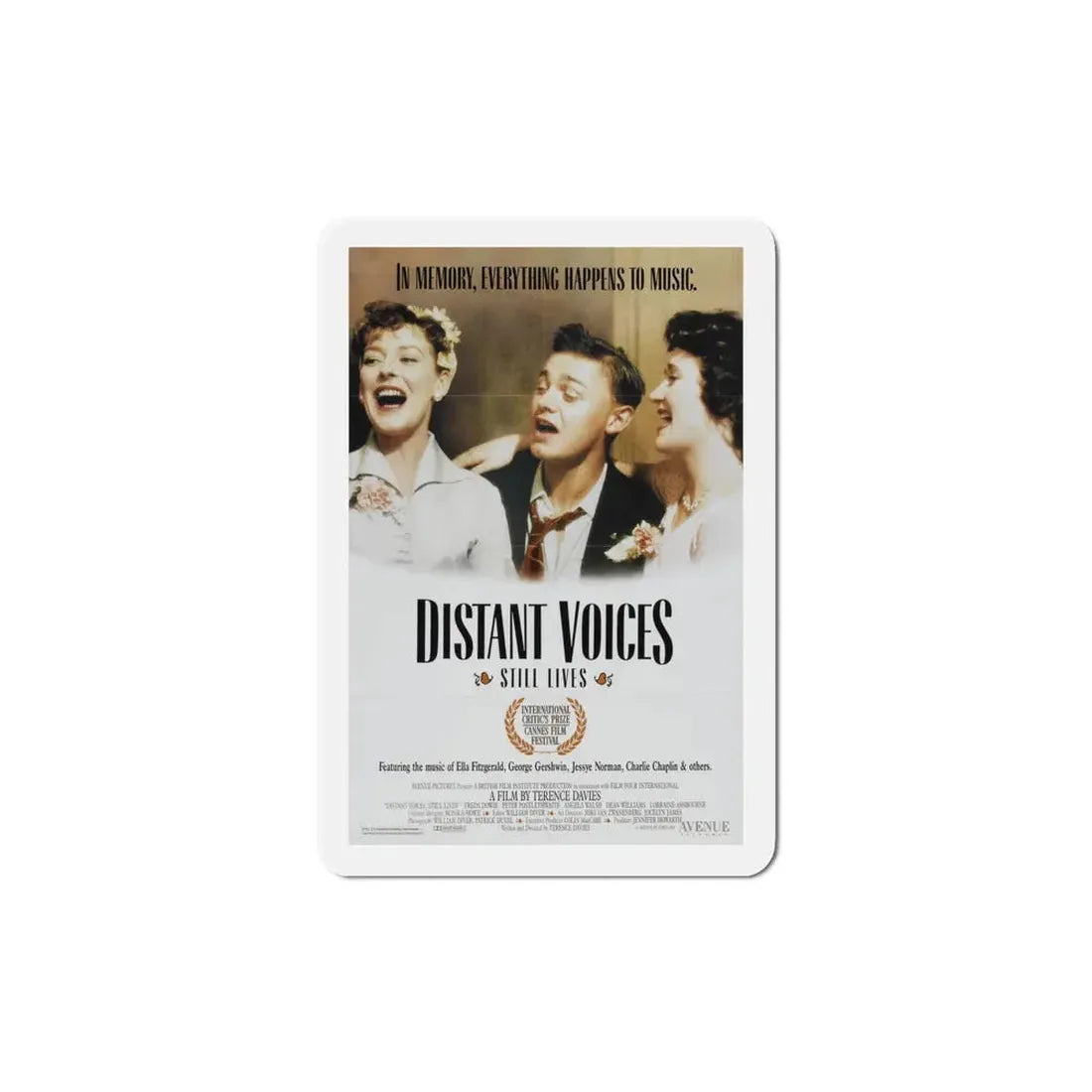Distant Voices, Still Lives 1989 Movie Poster Refrigerator Magnet 4 Inch - The Sticker Space