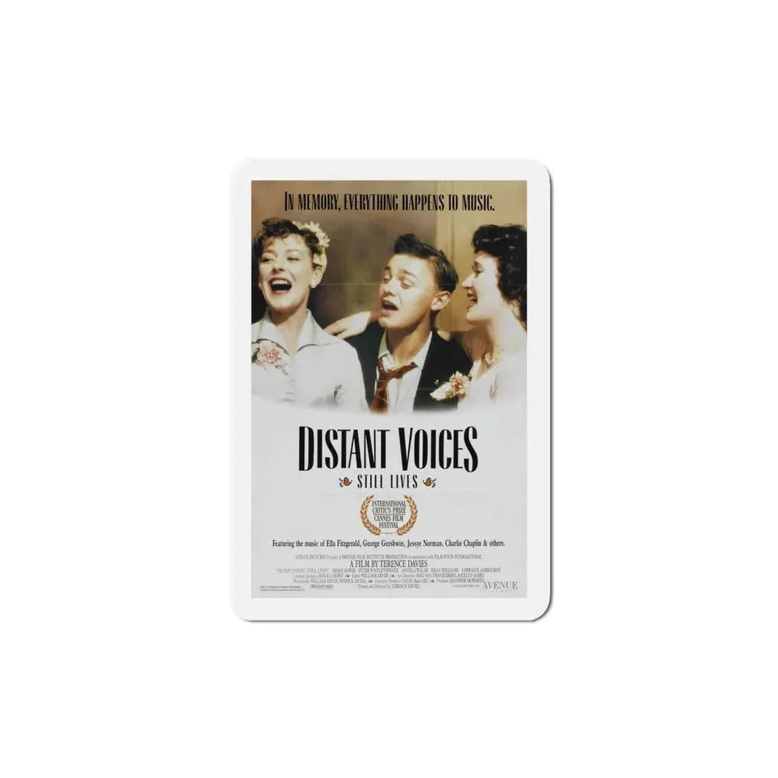 Distant Voices, Still Lives 1989 Movie Poster Refrigerator Magnet 5 Inch - The Sticker Space