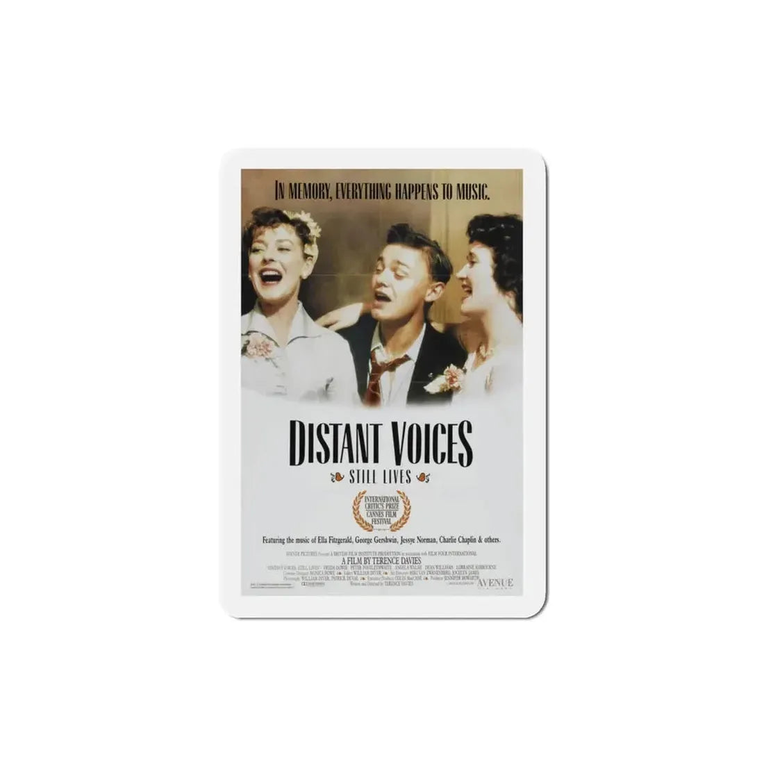 Distant Voices, Still Lives 1989 Movie Poster Refrigerator Magnet - The Sticker Space