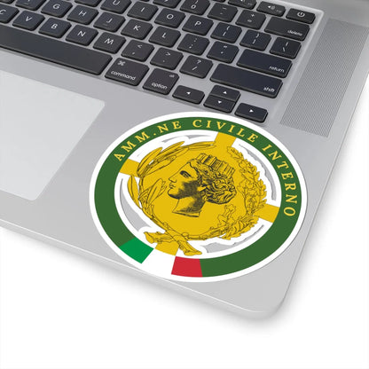Distintivo amm.ne civile interno (Italy) (Coat of Arms) STICKER Vinyl Kiss-Cut Decal - The Sticker Space