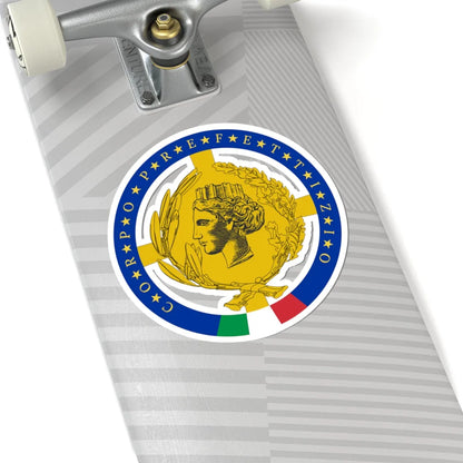 Distintivo corpo prefettizio (Italy) (Coat of Arms) STICKER Vinyl Kiss-Cut Decal - The Sticker Space