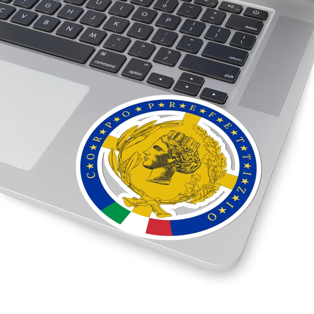 Distintivo corpo prefettizio (Italy) (Coat of Arms) STICKER Vinyl Kiss-Cut Decal - The Sticker Space