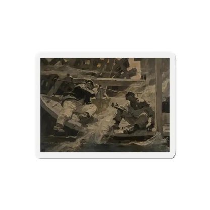 Distressed, 1927 (Magazine Illustration) Refrigerator Magnet - The Sticker Space