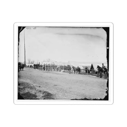 District of Columbia. Band Before Quarters at Camp Stoneman (U.S. Civil War) STICKER Vinyl Kiss-Cut Decal 3 Inch White - The Sticker Space