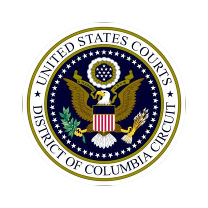 District of Columbia Court of Appeals Seal (United States) STICKER Vinyl Kiss-Cut Decal 2 Inch White - The Sticker Space
